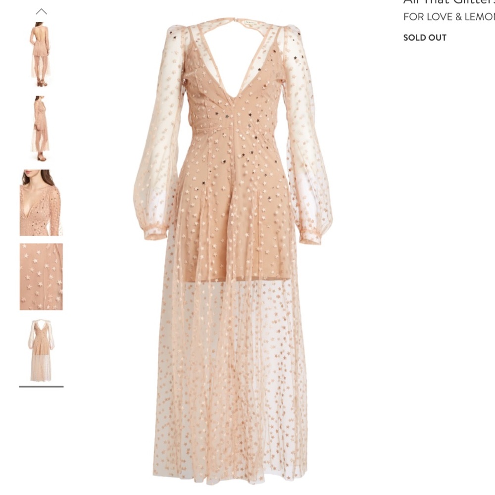 For Love & Lemons All That Glitters Dress